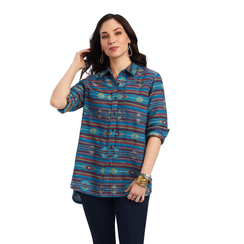 Blusas Ariat Real Billie Rae Multicolor Mujer - Chile 839-LQBIMC